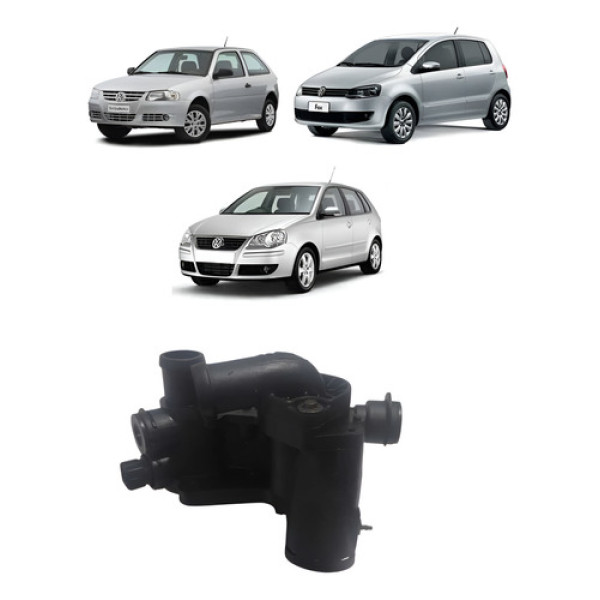 Carcaça Válvula Termostatica Vw Gol 2004