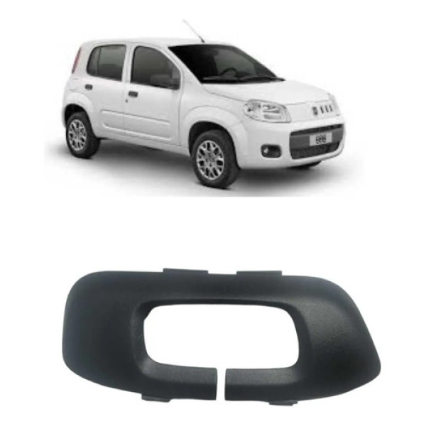 Moldura Cinto De Segurança Dianteiro/e Fiat Uno 1.0 2016 Preto