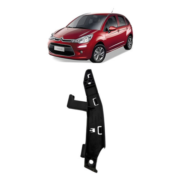 Guia Parachoque Dianteiro Esq Citroen C3/ds3 Nova Original
