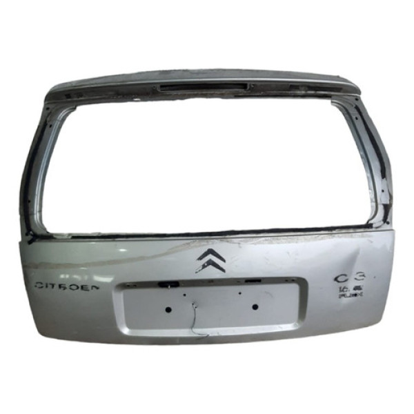 Tampa Traseira Porta Malas Citroen C3 2010 Com Detalhe