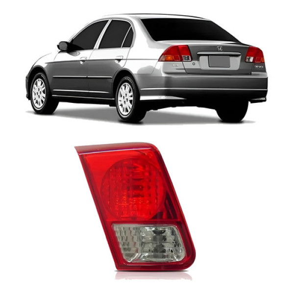 Lanterna Tampa Honda Civic 2003/2006 L/esq *detalhe