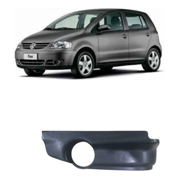 Acabamento Banco Dianteiro Esquerdo Volkswagen Fox 2006/2008 Cinza