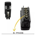 Interruptor Botão Vidro Elétrico Renault Clio 2002 Ate 2012