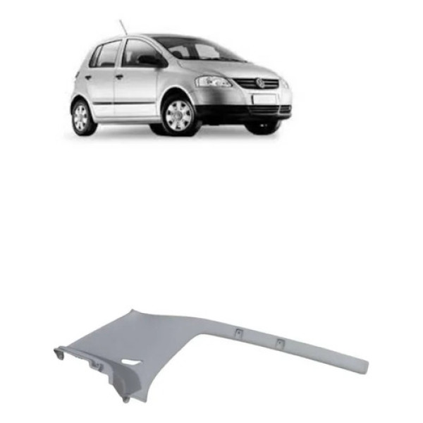 Bagagito Tampão Traseiro Esquerdo Volkswagen Fox 2006/2007 Preto