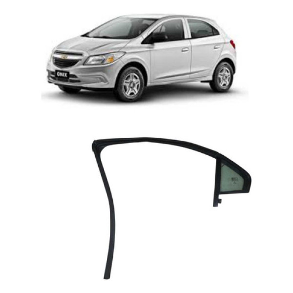 Vidro Vigia Fixo Traseiro Esquerdo Chevrolet Onix 2016