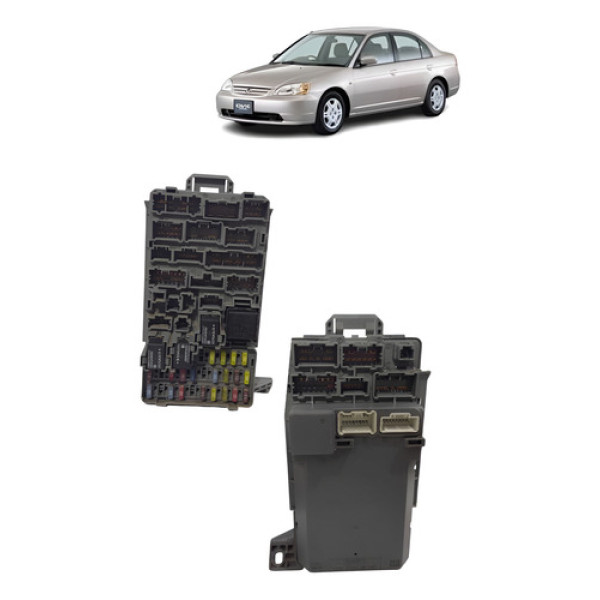 Caixa De Fusível E Reles Honda Civiv S5a-m14000 2001-2006