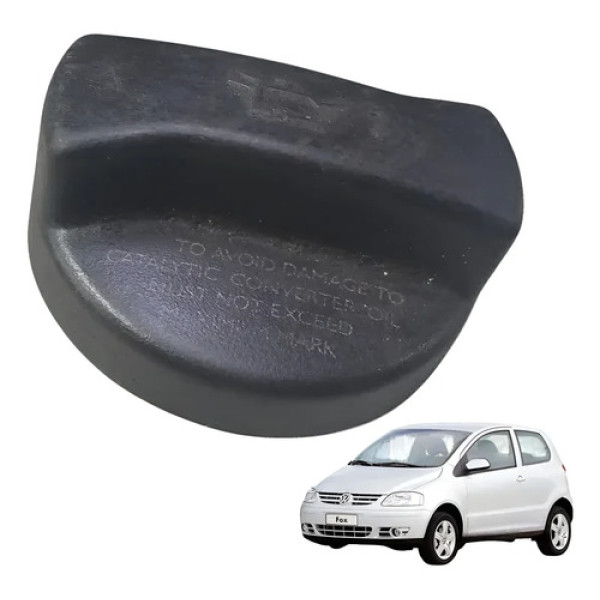 Tampa De Oleo Motor Volkswagen Gol Saveiro Parati 030103485 Preto