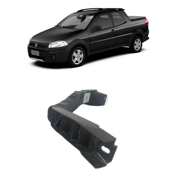 Suporte Parachoque Dianteiro Esq Fiat Strada 2004 A 2017