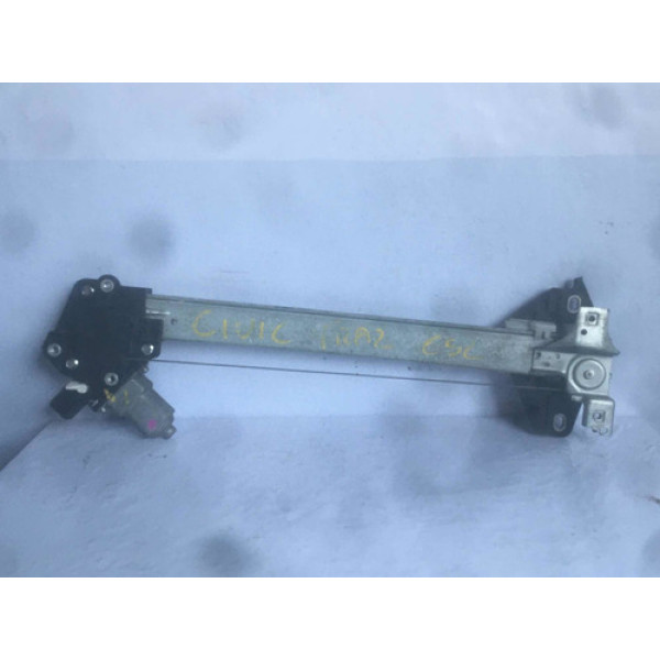 Máquina Vidro Traseiro Esquerdo Honda New Civic 07/11