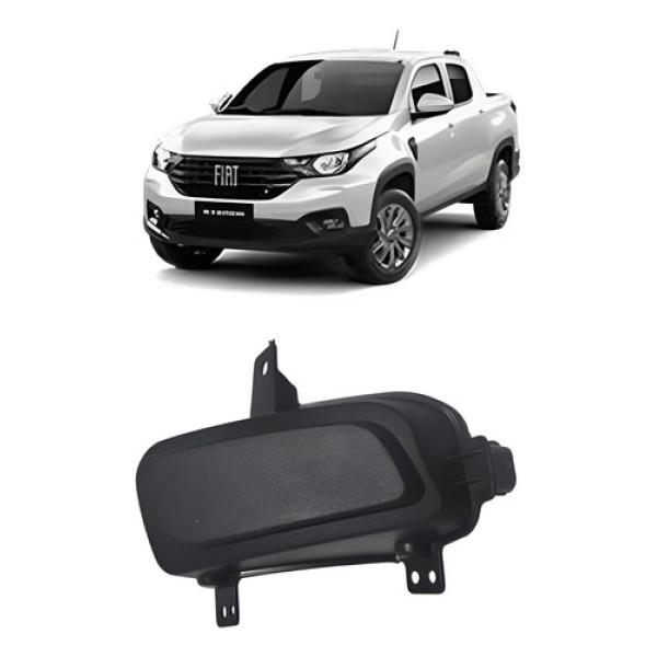 Tampa Farol Milha Esquerdo Fiat Strada 2021/2022