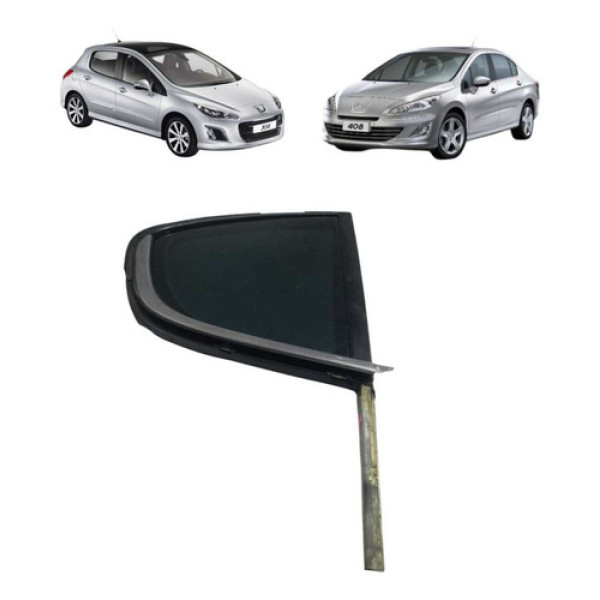 Vidro Vigia Traseiro Direito Peugeot 408 2012(original)
