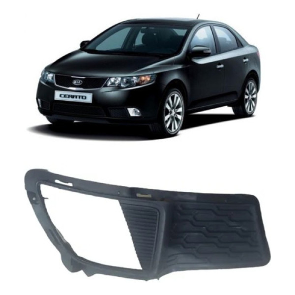 Moldura Parachoque Esquerdo Kia Cerato 2008 A 2013 *detalhe