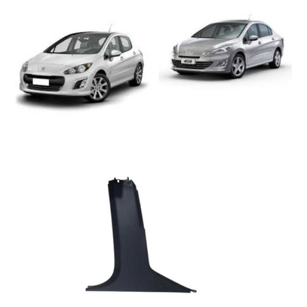 Moldura Coluna Central Esquerda Peugeot 308 408 2012