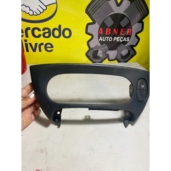 Moldura Comando Do Ar Renault Scenic 2.0 16v - Com Botão