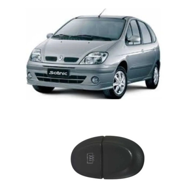Botão Desembaçador Renault Scenic 2005/2011 Original Detalhe