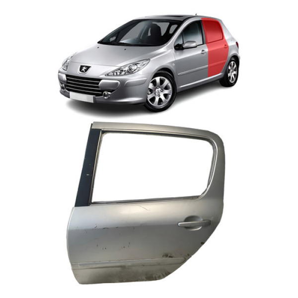 Porta Traseira Esquerda Peugeot 307 (porta Seca)