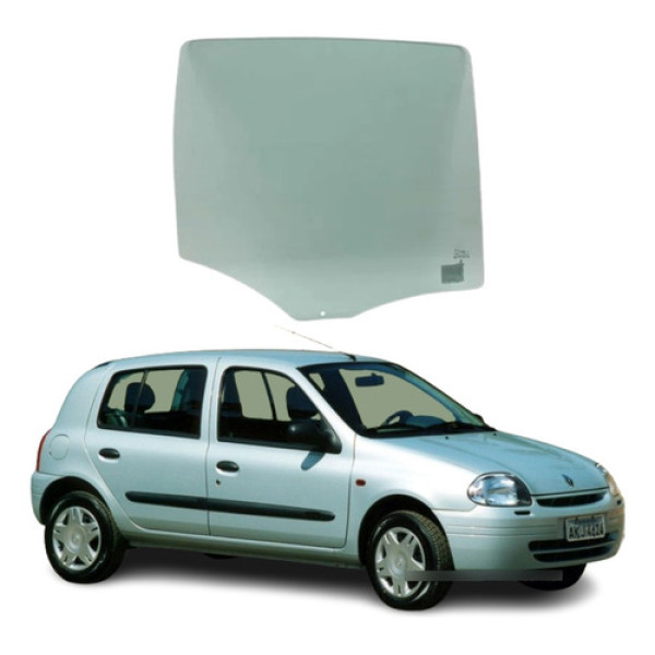 Vidro Porta Renault Clio Traseira Direita 2013 2014 15 16
