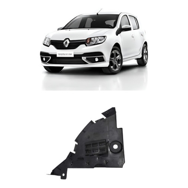 Defletor Inferior Esquerdo Para-choque Dianteir Novo Sandero