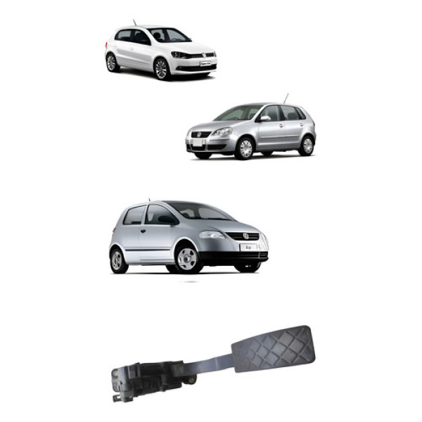 Pedal Acelerador Eletrônico Gol Polo Fox   6qe721503