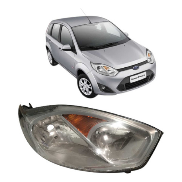 Farol  Direito Fiesta 2011 Á 2014  Foco Duplo  C/detalhe