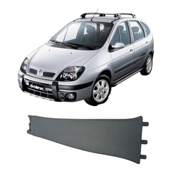 Acabamento Coluna Central L/ Dir Renault Scenic 2005 #12.644