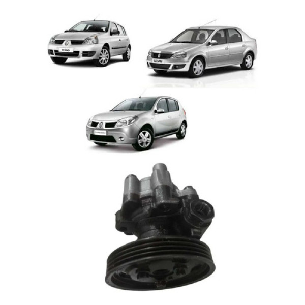 Bomba Direção Hidráulica Renault Clio Logan Sandero 2009