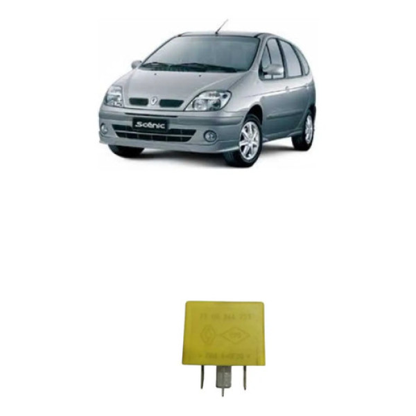 Rele Ventoinha Radiador 12v-40a Renault Scenic 2003 Prata