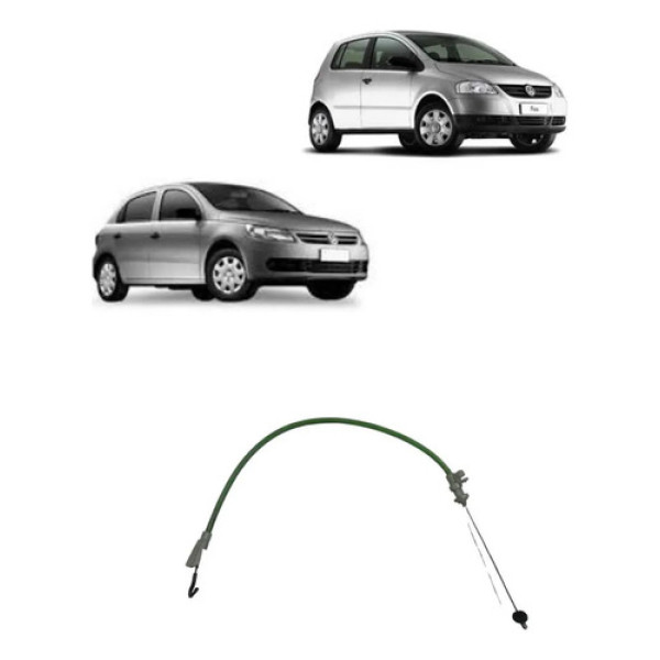 Cabo Fechadura Traseira  Esquerdo Vw Fox/gol G5  2009 A 2018
