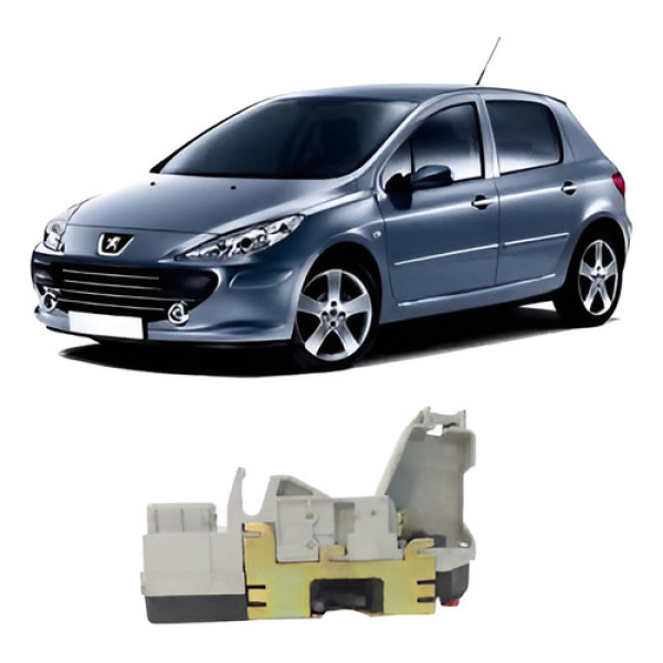 Fechadura Elétrica Porta Traseira Esquerda Peugeot 307 05/12