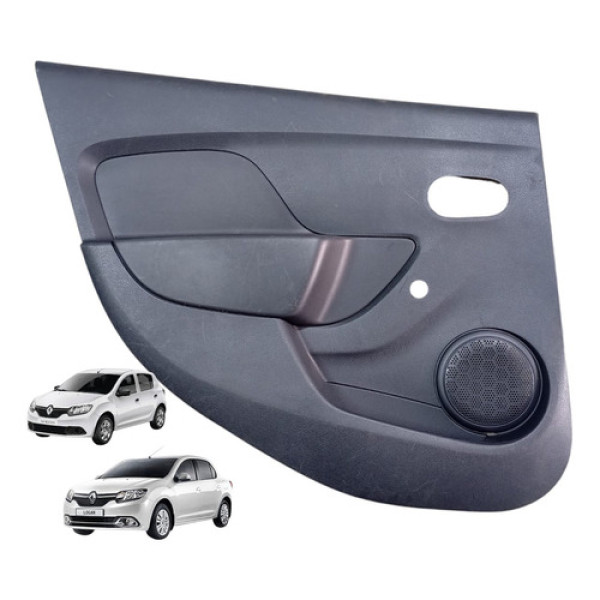 Forro Porta Traseira Esquerda Sandero Logan 2019 2020 Usado