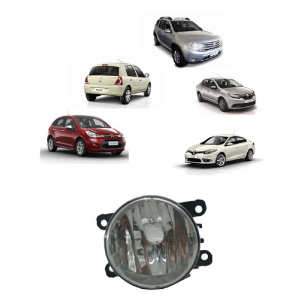 Farol Milha C3 Clio Duster Logan Fluence Kwid 2013 2018 Orig