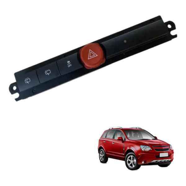Botão Pisca Alerta Off Chevrolet Captiva 2010 Original