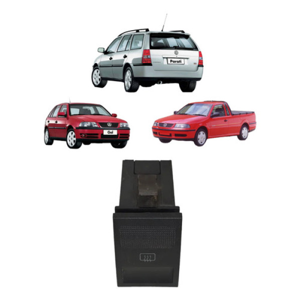 Botao Desembaçador G3 G4 Vw Gol Parati Saveiro 2000 A 2005