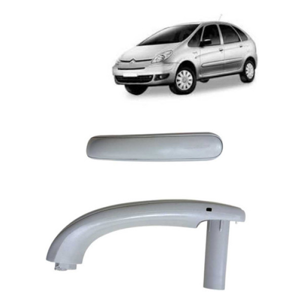 Puxador Interno Porta Traseira Direita Xsara Picasso 2004 Bege