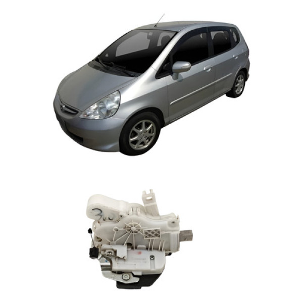 Fechadura Elétrica Traseira Esquerda Honda Fit 03/08