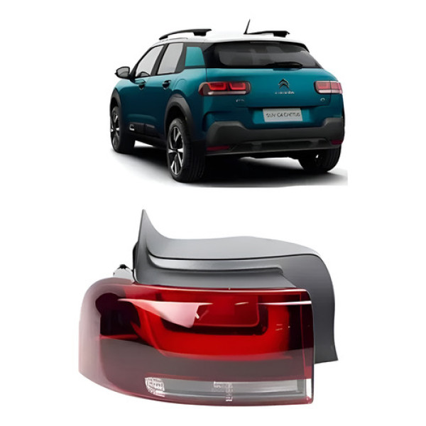 Lanterna Traseira Citroën 9821349980 Esquerda C4 Cactus