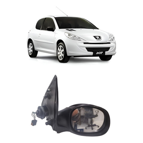 Retrovisor Elétrico Direito Peugeot 207 2008 Usado