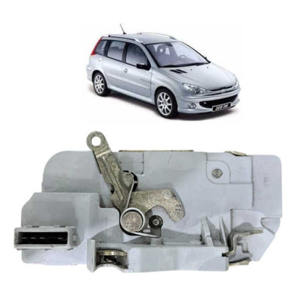 Fechadura Da Porta Traseira Esquerda  Peugeot 206 Sw 09 A 11