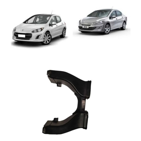 Duto De Ar Duplo Peugeot 308 408 2012 Preto