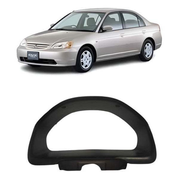 Moldura Painel De Instrumentos Honda Civic 2001 - 2005 Preto