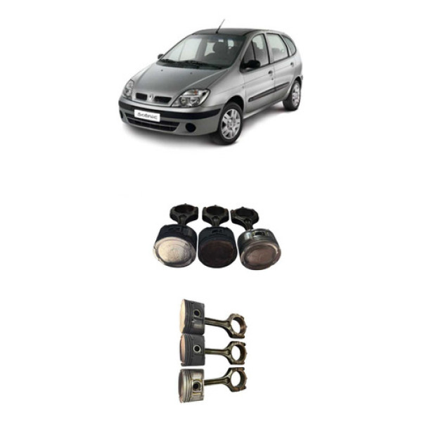 Pistão Biela Renault Scenic 2.0 16v 2005 2006 2007 Unidade