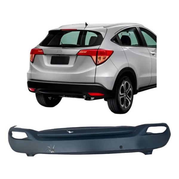 Spoiler Parachoque Traseiro Honda Hrv 2014 A 2019 Usado