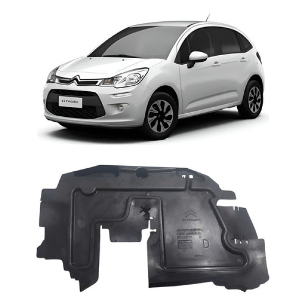 Defletor Ar Radiador Esquerdo Citroen C3 2013 A 2018 (usado)