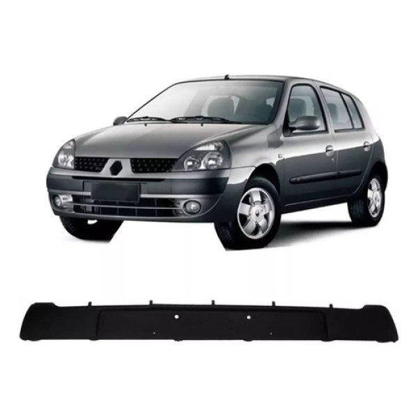 Friso Moldura Central Parachoque Dianteiro Clio 2003 2004 05