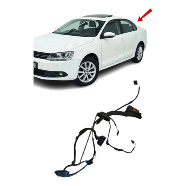 Chicote Porta Jetta 2011 Traseiro Esquerdo