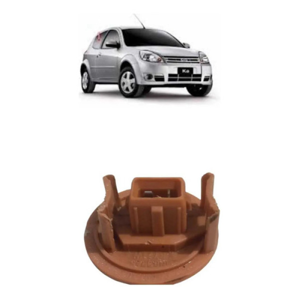 Soquete Seta Pisca Farol Ford Ka 2008 A 2013 Ecosport Marrom