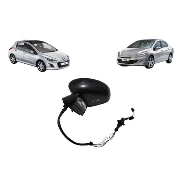 Retrovisor Dianteiro Esquerdo Peugeot 308 408 2012 A 2014