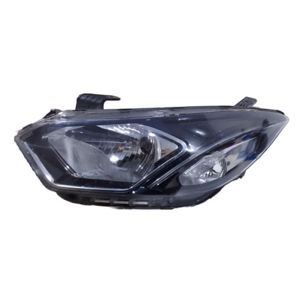 Farol Esquerdo Onix Prisma 2018 2019 Com Led Mascara Negra