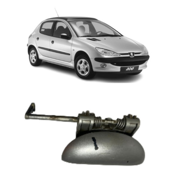 Maçaneta Externa Peugeot 206 Porta Dianteira Direita