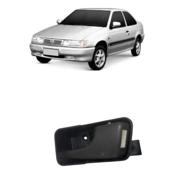 Maçaneta Interna Porta Logus Pointer  Direito Preto Metal Dianteira/traseira